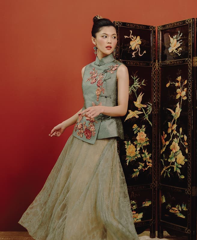 Peony Set wih Sleeves